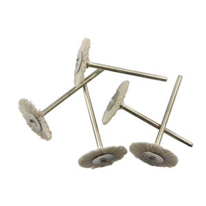 Brosse de polissage <span class=keywords><strong>pour</strong></span> prothèses dentaires avec manche, poils de chèvre gris, 7/8 pouces, <span class=keywords><strong>pour</strong></span> l'industrie dentaire - Product Image 3