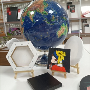 Tela allungata dell'artista di dimensioni personalizzate rotonde all'ingrosso per tele allungate in bianco - Product Image 6