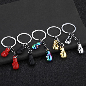 Hot Creative 3D Métal Lutte Gants Pendentif Porte-clés À La Mode Gants <span class=keywords><strong>De</strong></span> <span class=keywords><strong>Boxe</strong></span> Conception pour Clé UV/Offset Fitness Club Graduation - Product Image 1