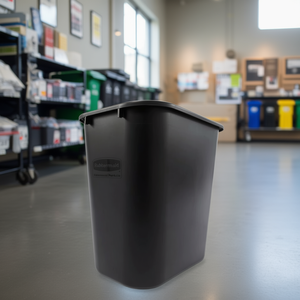 Cestino per Rifiuti Rubbermaid 26,6 L Rettangolare Nero per Uso Commerciale - Product Image 3