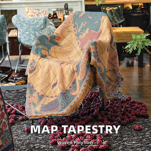 Hoogwaardige Jacquard Geweven Dekens Voor Camping Gebreide Worp Deken Met Unieke Patronen Ab Zijkanten Bohemian Tapijt - Product Image 2