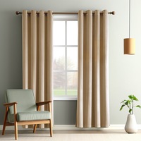 Vente en gros de rideaux occultants de luxe en tissu de velours personnalisés pour salon chambre à coucher hôtel restaurant pour la maison