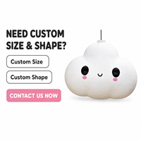Nuage gonflable géant publicitaire en gros, modèle personnalisé, ballon nuage suspendu décoratif pour fêtes