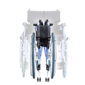 Kursi roda domestik ringan Flip punggung dapat dilepas lengan penuh/ayunan kaki kursi roda manual hitam untuk para penyandang cacat - Product Image 5