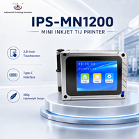 Printer TIJ Genggam Multibahasa IPS-MN1200 untuk Pencetakan Tanggal Produksi, Gambar, dan Informasi Variabel