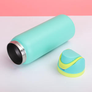 D5200 Classique 32 OZ Tasse à fruits isolée sous vide pour le sport, les voyages, les flacons en acier inoxydable, paille, bouteille d'eau avec poignée - Product Image 4