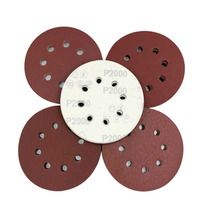 Disques de ponçage orbitaux auto-agrippants de 5 pouces 40-2000 #   Grit 8 trous OEM/ODM personnalisable <span class=keywords><strong>pour</strong></span> la <span class=keywords><strong>peinture</strong></span> murale sur métal et bois - Product Image 3