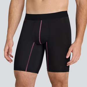 Caleçons Boxers Sans Coutures CELINNE pour Hommes avec Poche de Maintien, Caleçons Longs de Sport en Bambou pour Hommes - Product Image 6
