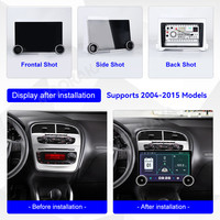 ZWNAV 11.5 Écran tactile Android GPS Navigator pour Seat Altea 2004-2015 avec CarPlay Android Auto 5G/WiFi Carte mondiale