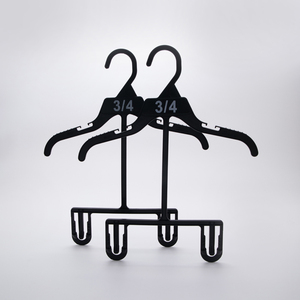 Appendiabiti Multifunzione in Plastica ABS Nera Leggera di Alta Qualità <span class=keywords><strong>per</strong></span> Reggiseni e Costumi da Bagno - Appendiabiti Versatili <span class=keywords><strong>per</strong></span> <span class=keywords><strong>Porte</strong></span> e Soggiorno - Product Image 2