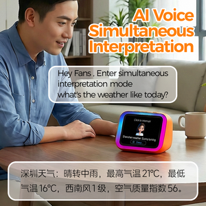 Nuevo Altavoz Traductor de Voz con IA, Reloj Despertador Digital, Iluminación RGB, Marco de Fotos, Altavoz Inteligente Inalámbrico con IA, Asistente de Escritorio - Product Image 3