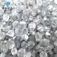 Diamant brut synthétique (cultivé en laboratoire) HPHT de haute qualité, couleur E, taille brillante, 3-5 carats, pour applications de joaillerie