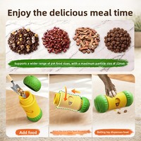 Jouet pour chien à alimentation lente avec distributeur de friandises, tapis interactif à lécher pour aliments humides, puzzle anti-étouffement pour toutes les races