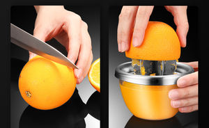 Presse-agrumes manuel en acier inoxydable 304 avec filtre, pour citron, orange, pamplemousse, 250 ml, vente en gros Syh273 - Product Image 6