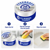 Crème nettoyante solide imperméable multi-usages, pâte décontaminante pour carreaux