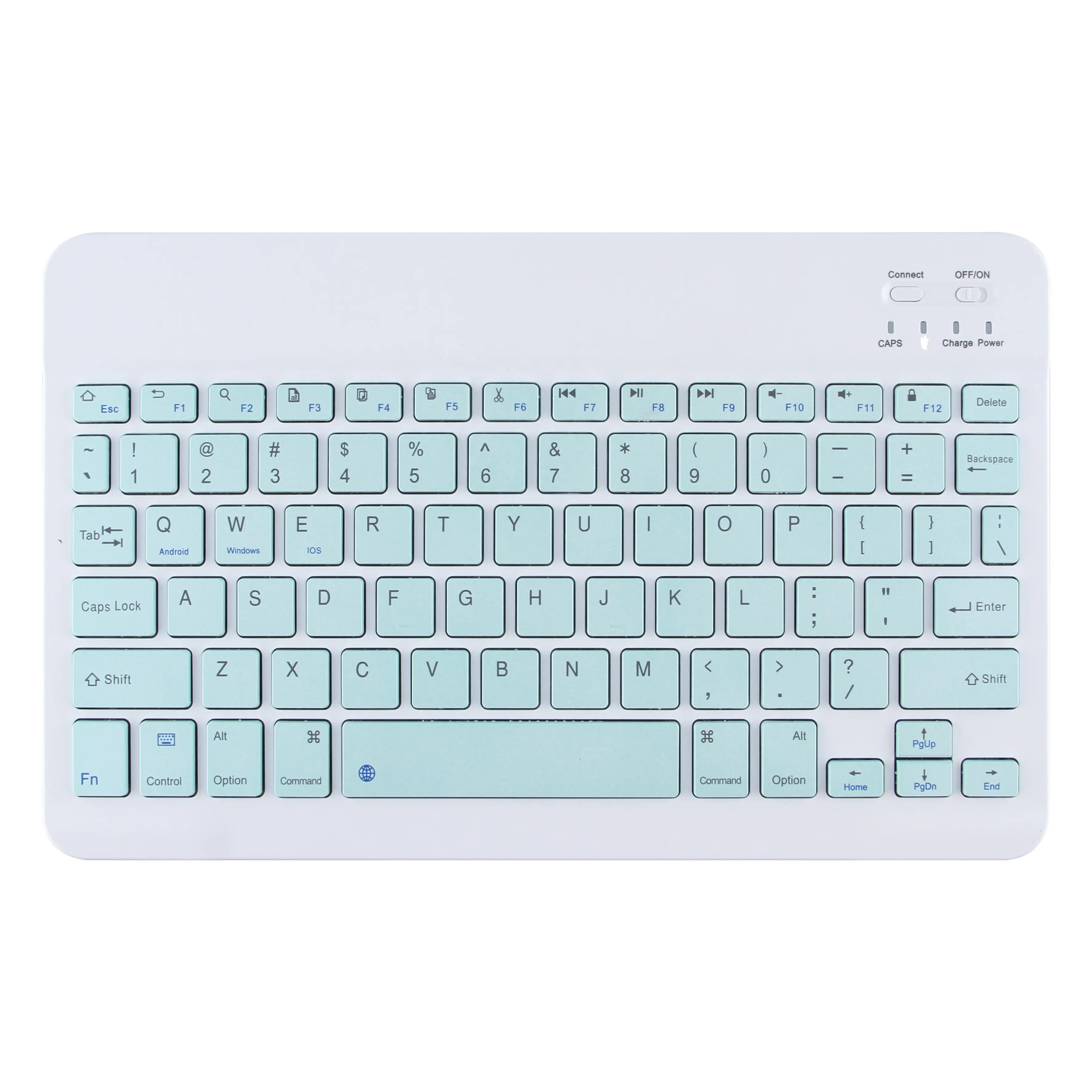 Apple Imacipad pro用の10インチスーパースリム充電式ミニブルートゥースキーボードBTワイヤレスキーボード