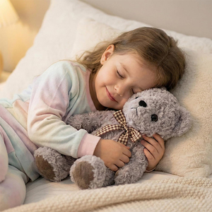 Orsacchiotto di Peluche Classico di Alta Qualità, Giocattoli Morbidi con Cravatta a Quadretti Vintage <span class=keywords><strong>per</strong></span> Bambini e <span class=keywords><strong>Neonati</strong></span>, Regalo di Compleanno, Bambola da Letto - Product Image 4