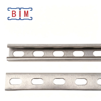 Profilés en C perforés 41x21 sans paillettes, à haute teneur en zinc, conformes à la norme ASTM, longueur personnalisée, supports solaires légers avec service de découpe