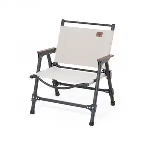 MUCHAN-silla para pícnic al aire libre, silla de aleación de aluminio para ocio, terraza, Camping, Playa plegable
