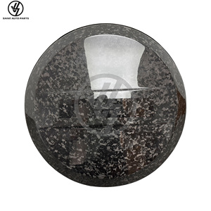 Funda para Llanta de Repuesto de Fibra de Carbono Forjada Estilo B con Tejido Twill Brillante para G Wagon W464 W463A G500 G63 2019-2024 - Product Image 1