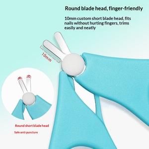 Cortauñas de Acero Inoxidable y Plástico Esmerilado para Bebés y Niños, para el Cuidado Infantil y de Belleza, para 0-6 Meses - Product Image 4