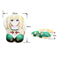 2023 nouveau Design en gros 3D Sexy Boob tapis de souris avec seins tapis de souris avec Gel de Silicone repose-poignet 3D Anime tapis de souris de jeu
