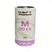 Batterie solide 3V Li-MnO2 taille D GIDI-0086M20 d'Italie pour lampe torche