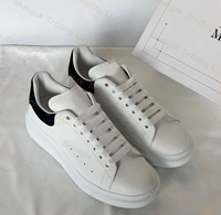Chaussures de marche de luxe pour femmes, mocassins montants à plateforme, baskets à lacets et à enfiler, en cuir véritable, légères et amortissantes