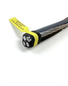 Cable ABC KAODEE Triplex 2*2+2AWG Citrine con Conductor ACSR 3*35+35mm2 XLPE, Cable ABC Aislado OEM, Cable ABC con Aislamiento XLPE A - Product Image 3