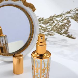 Wholesale 15ml Clear Screen Printed Custom Fine <b>Mist</b> Pump Sprayer Refillable Luxury Empty Square Glass Perfume <b>Bottle</b> - Product Image 5
