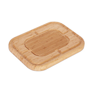 แผ่นไม้ไผ่สำหรับทุบเนื้อแบบมีลายตารางสำหรับใช้ในครัว - Product Image 3
