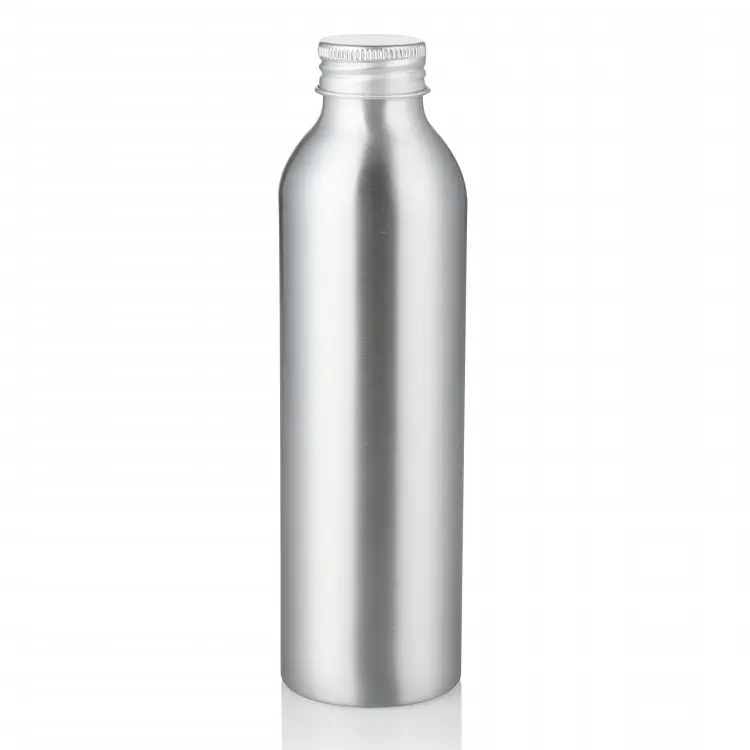 Zilver Aluminium Fles 30Ml 50Ml 100Ml 200Ml Water Fles Met Custom Logo Handig Tin Fles Water