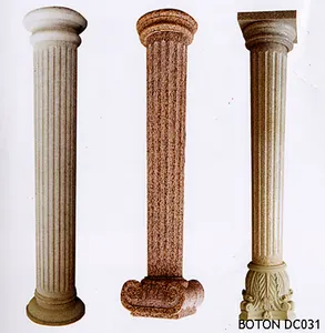 顶级技术大理石户外罗马柱设计