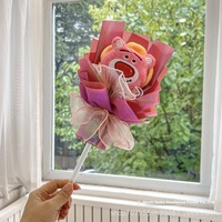 Ciel étoilé Fée Baguette Magique Bouquet De Graduation Poupée En Peluche Chinoise Cadeau pour Noël Pâques Nouveau Festival Qixi Décrochage sincère
