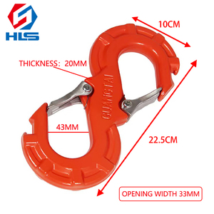 Gancho forjado tipo S para remolque, hebilla antideslizante, gancho de remolque para coche - Product Image 4