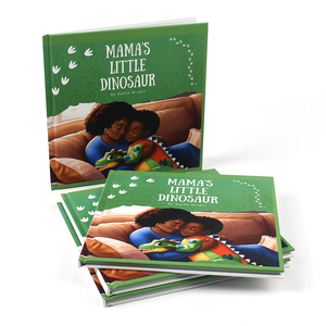 Impresión <span class=keywords><strong>de</strong></span> Libros <span class=keywords><strong>de</strong></span> <span class=keywords><strong>Cuentos</strong></span> Infantiles Personalizados con Tapa Dura Plana, Libro Ilustrado a Todo Color con <span class=keywords><strong>Dinosaurios</strong></span>, <span class=keywords><strong>Cuentos</strong></span> para Dormir para Niños, Laminación con Efecto Película - Product Image 1