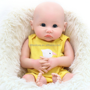 Poupée bébé <span class=keywords><strong>reborn</strong></span> de 45 cm (18 pouces) pour nouveau-né, garçon ou fille, aspect réaliste, corps entier en silicone, <span class=keywords><strong>jumeaux</strong></span> lavables - Product Image 4