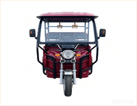 Tuk-tuk Électrique 2025 Haute Vitesse 72V 2000W, Véhicule Passager à Trois Roues pour Adultes, 7 Places, Grande Autonomie