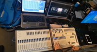 Console d'éclairage mobile Titan DMX portable, contrôleur de scène, gradateur mobile