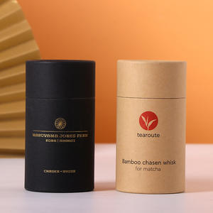 Tube en Papier Kraft Recyclable Écologique pour Thé, Emballage Tube Carton Personnalisé - Product Image 3