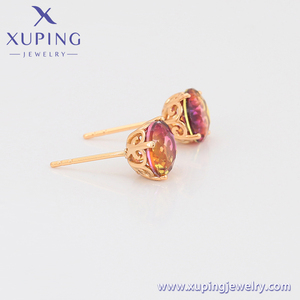 A00911792 xuping Jewelry Factory Wholesale Novel Beautiful Exquisite Colorful 18k Gold Plated Earrings - Product Image 3