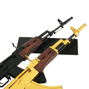 لعبة بندقية واقعية, بندقية واقعية موديل بندقية معدنية Ak47 مجموعة مصغرة بندقية نموذج الحلي للبالغين