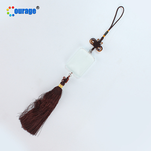 BSK-10-17 Pha Lê Thăng Hoa Xe Mặt Dây Chuyền Keychain Khoảng Trống - Product Image 5