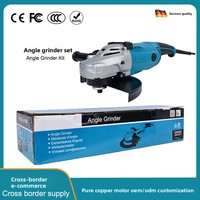 Meuleuse d'angle à moteur sans balais haute puissance 220V AC, multifonctionnelle, à vitesse variable, machine de polissage domestique