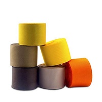Ruban gros-grain Gordon, grande taille 75 mm, noir et blanc, 3 pouces, couleurs en stock