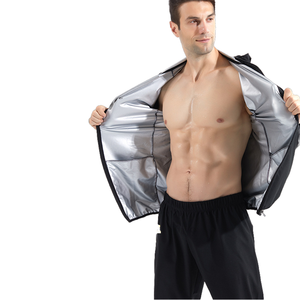 Vente à chaud de survêtements pour hommes pour l'entraînement physique Perte de poids Réduction de la graisse Combinaison de <span class=keywords><strong>sauna</strong></span> en gros - Product Image 1