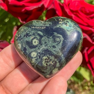 Wholesale High Quality Healing Crystal <b>Crafts</b> Natural Kambaba Jasper Heart for Home Decoration and Energy - Product Image 1