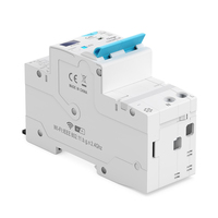 Interruptor de Circuito Inteligente Ajustable Tipo A con WIFI TUYA, Interruptor de Corriente Residual con Protección Contra Sobrecorriente y Fugas