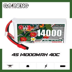 GAONENG GNB 4S 14.8V 14000mAh 40C 80C XT150 RC LiPo แบตเตอรี่ขนาดใหญ่สำหรับการเกษตรควอดคอปเตอร์ RC รถบรรทุก Traxxas TRX - Product Image 2