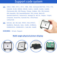 Lecteur de codes-barres 2d Scanner EMT8060 Scanner de codes-barres longue portée Scanner de codes-barres Machine Atm